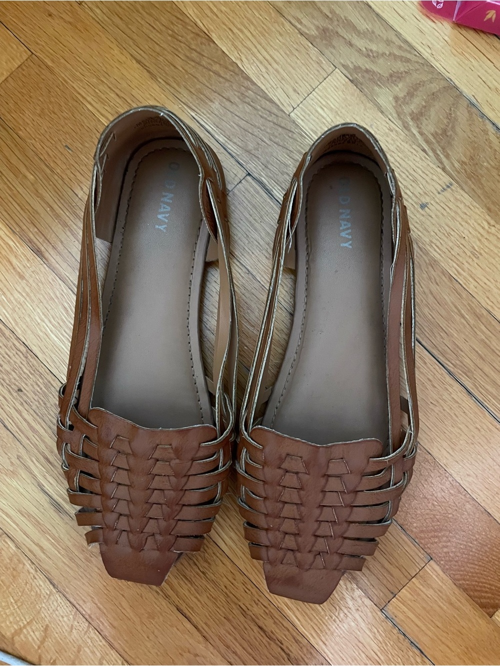 Old Navy Kid's Brown Woven Slip-On Flats